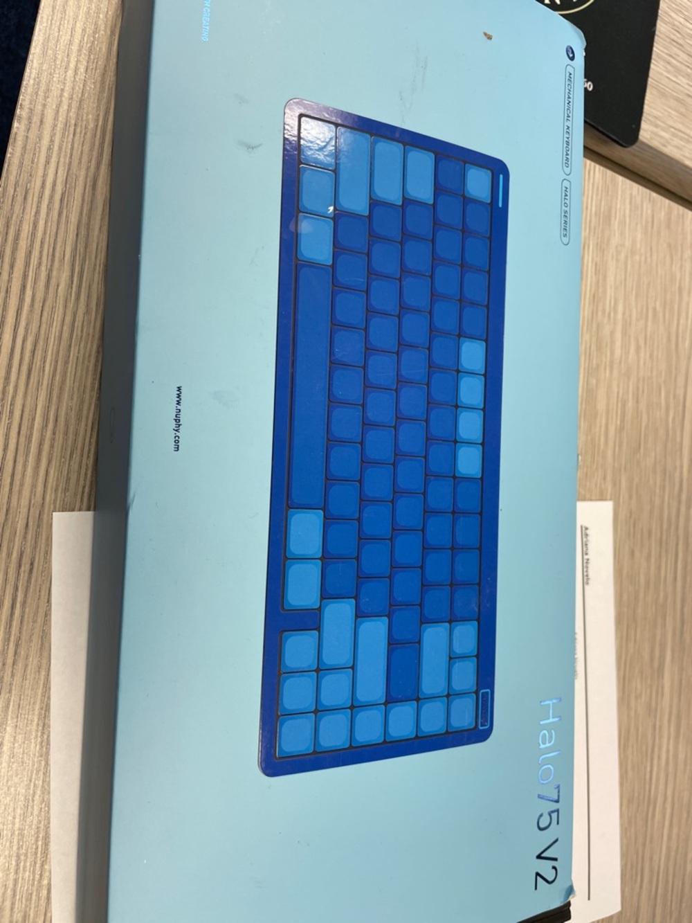 Halo Blue Gradient Silicone Keyboard Cover - Blue